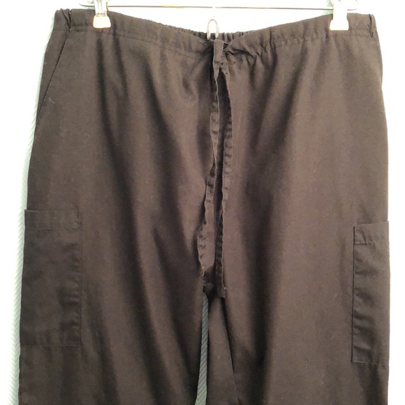 MnJ Black Scrub Bottoms - Picture 2 of 5